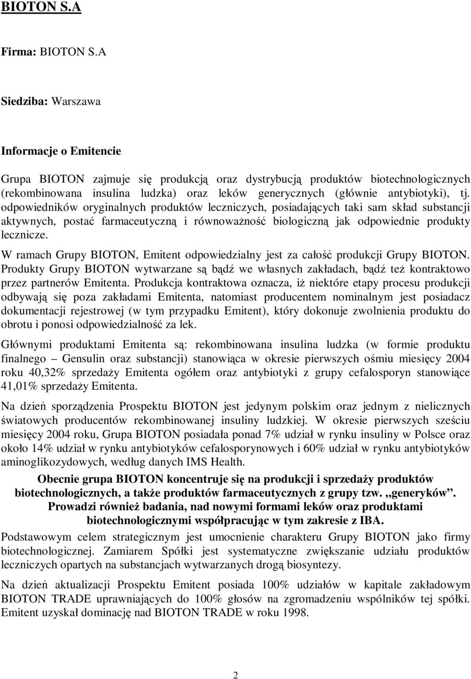 antybiotyki), tj.