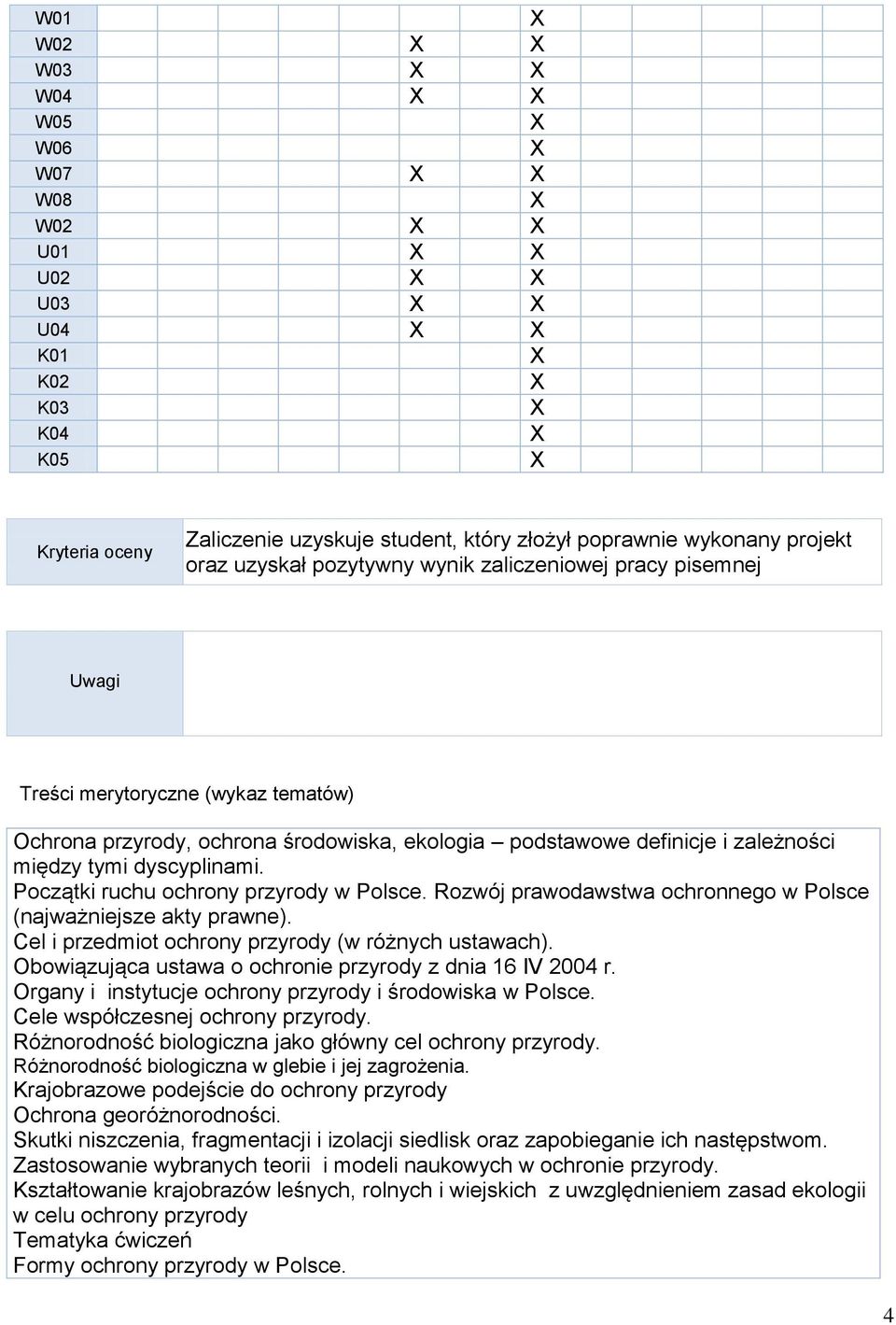 Początki ruchu ochrony przyrody w Polsce. Rozwój prawodawstwa ochronnego w Polsce (najważniejsze akty prawne). Cel i przedmiot ochrony przyrody (w różnych ustawach).