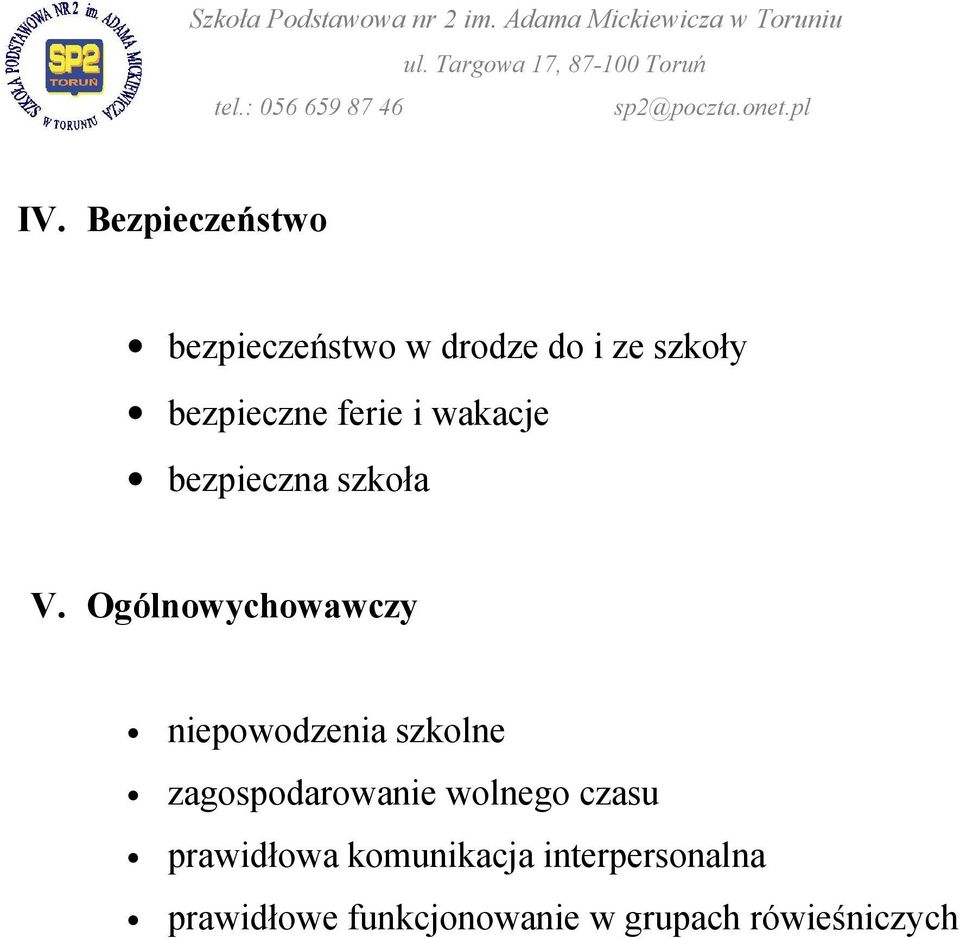 Ogólnowychowawczy niepowodzenia szkolne zagospodarowanie wolnego