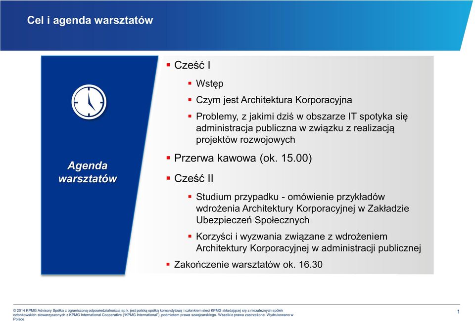 00) Cześć II Studium przypadku - omówienie przykładów wdrożenia Architektury Korporacyjnej w Zakładzie Ubezpieczeń