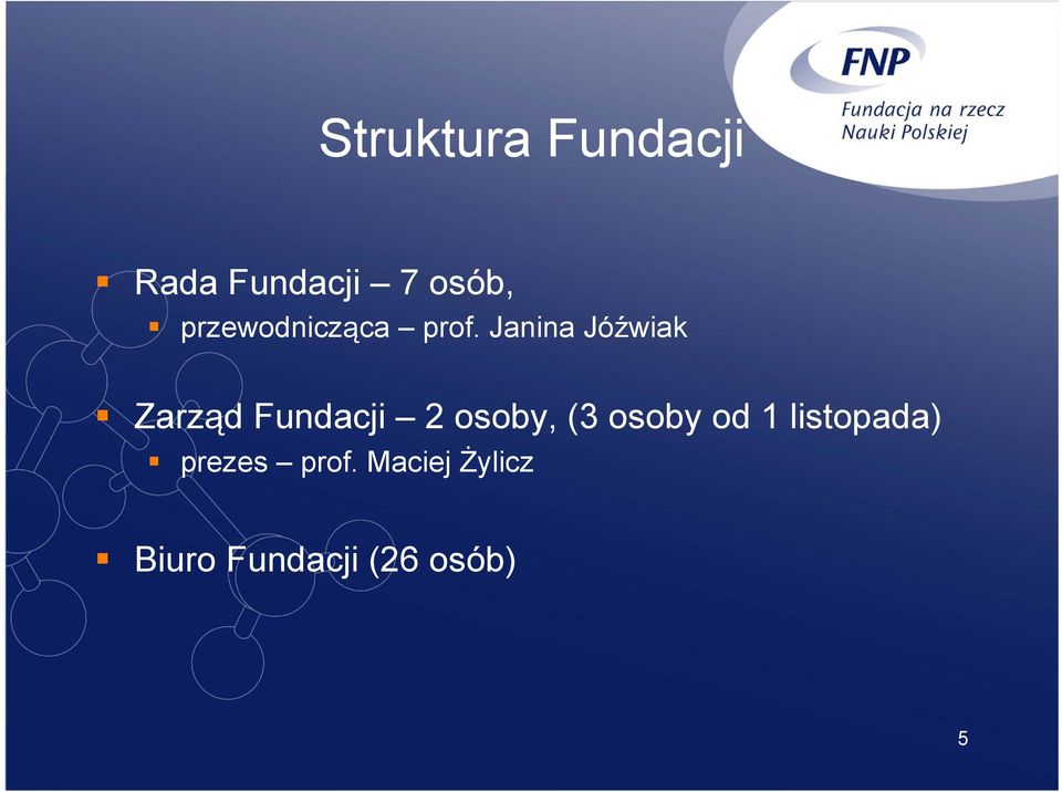 Janina Jóźwiak Zarząd Fundacji 2 osoby, (3