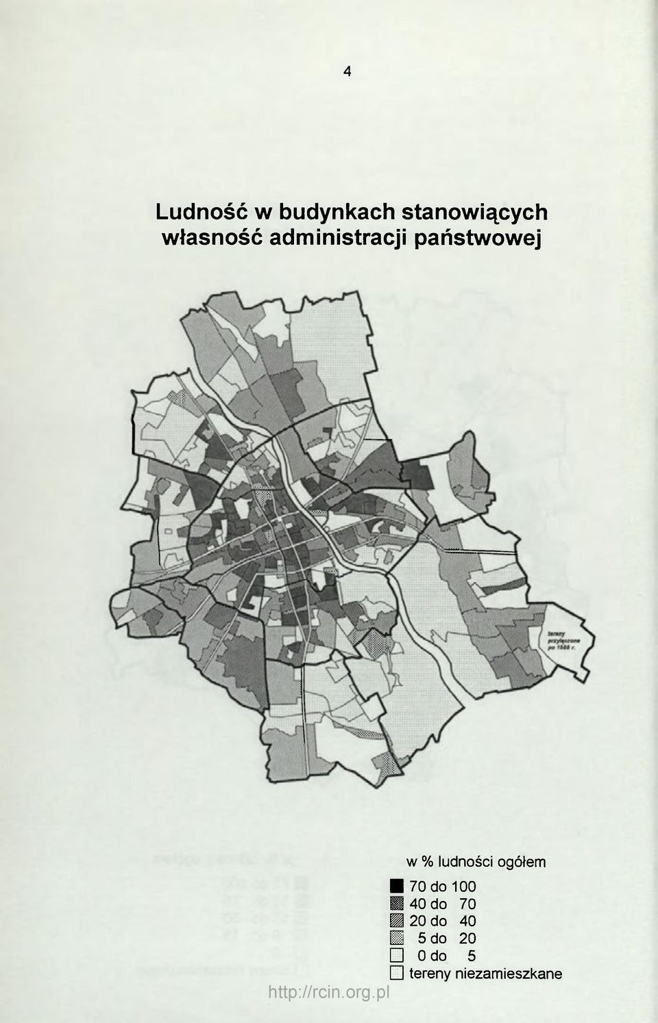 administracji państwowej w %