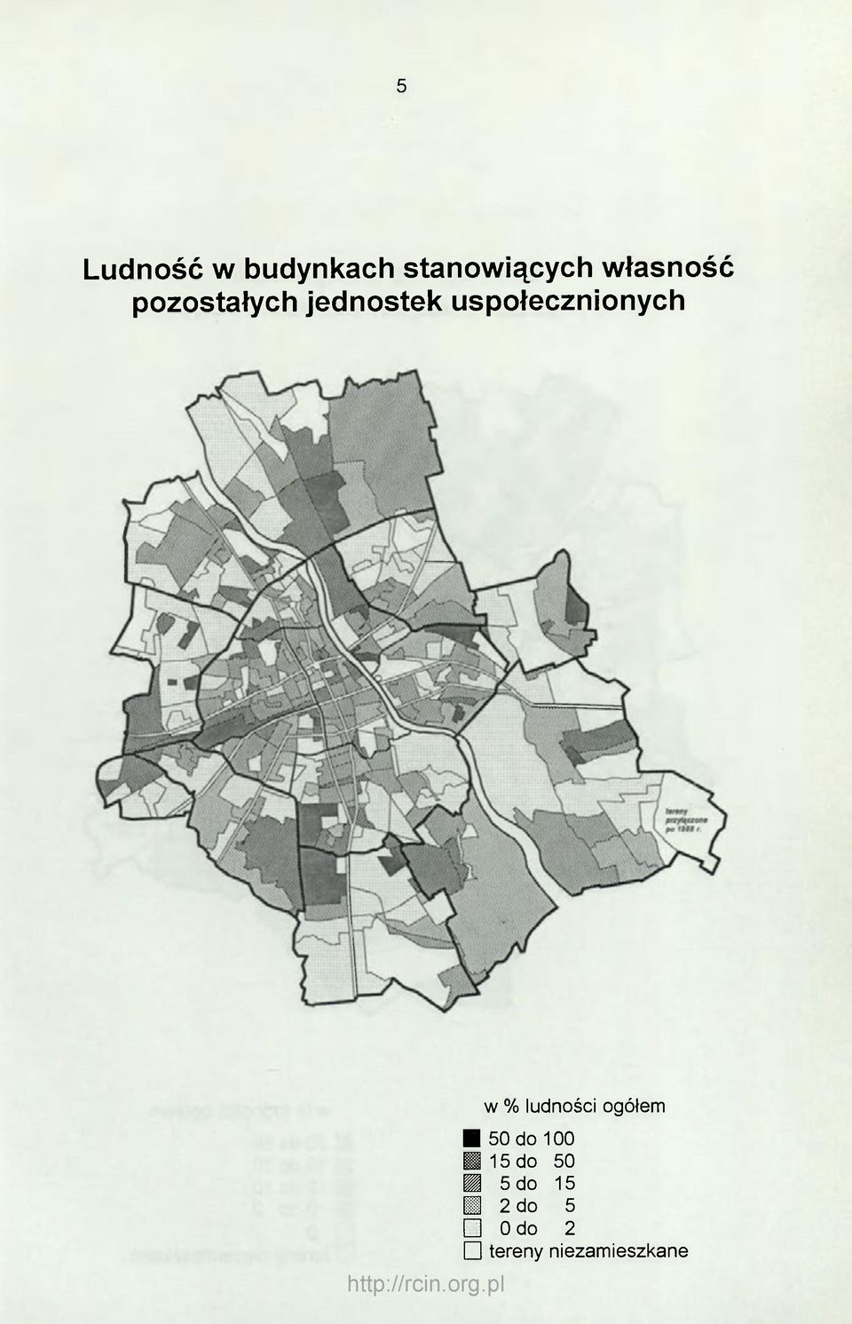 uspołecznionych w % ludności ogółem