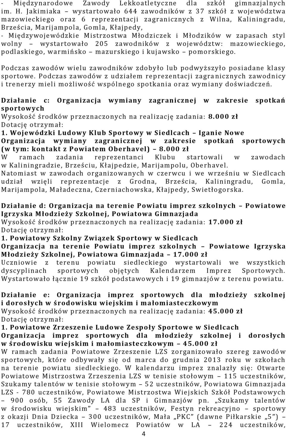 Mistrzostwa Młodziczek i Młodzików w zapasach styl wolny wystartowało 205 zawodników z województw: mazowieckiego, podlaskiego, warmińsko mazurskiego i kujawsko pomorskiego.