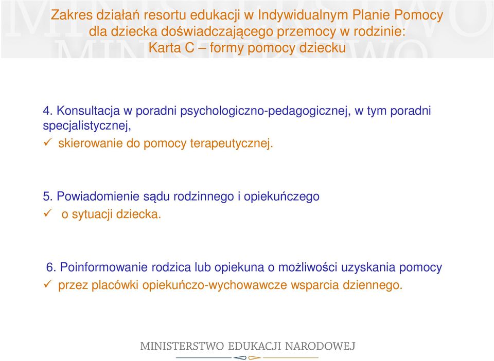 Konsultacja w poradni psychologiczno-pedagogicznej, w tym poradni specjalistycznej, skierowanie do pomocy