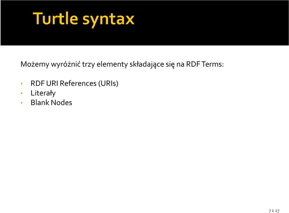 RDF Terms: RDF URI