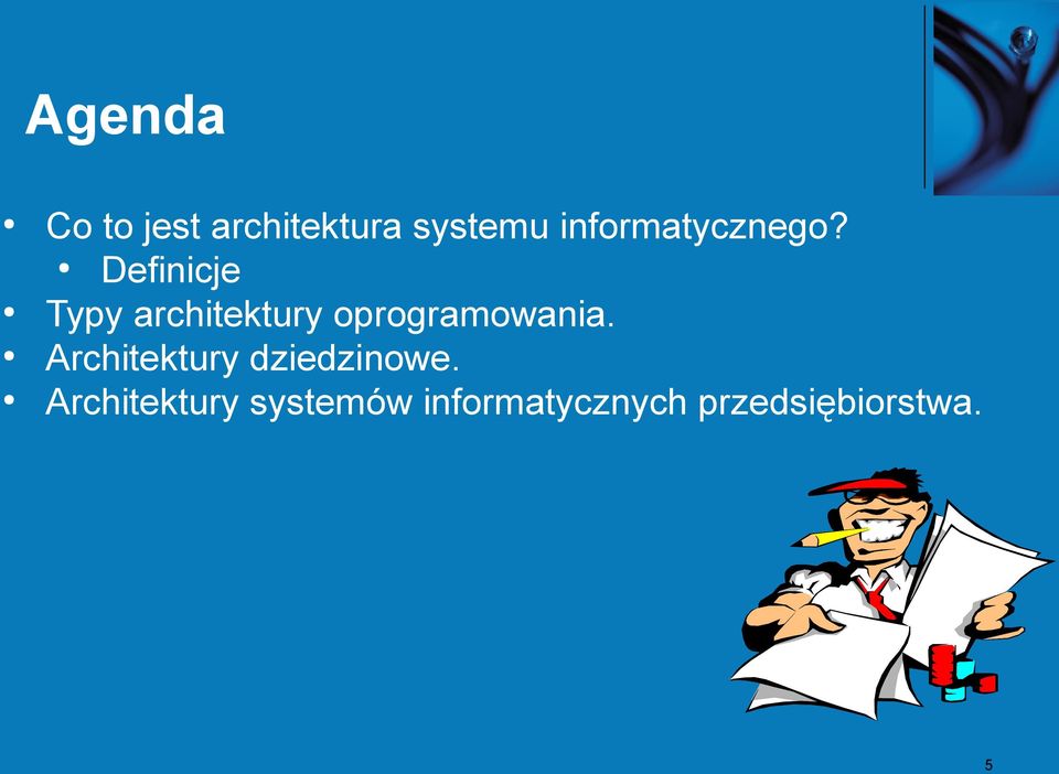 Definicje Typy architektury oprogramowania.