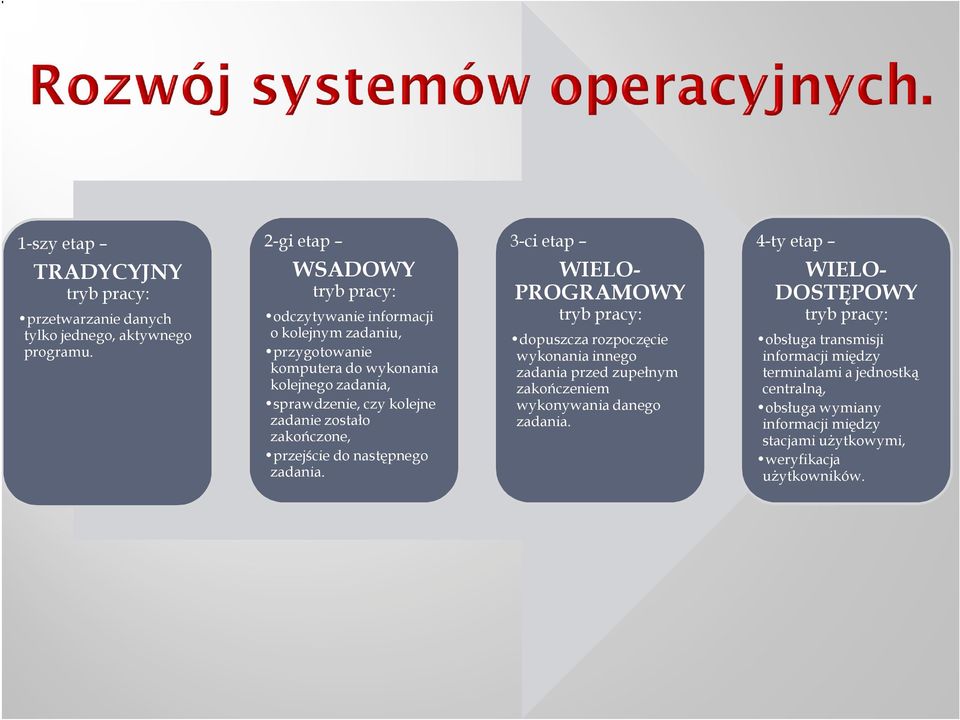 zostało zakończone, przejście do następnego zadania.