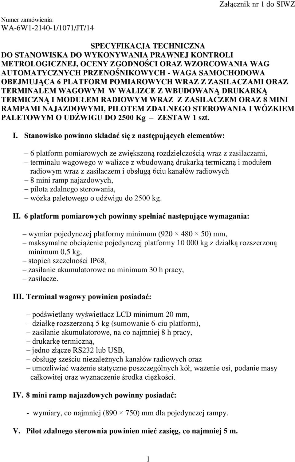 PILOTEM ZDALNEGO STEROWANIA I 