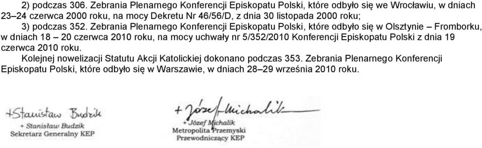 30 listopada 2000 roku; 3) podczas 352.