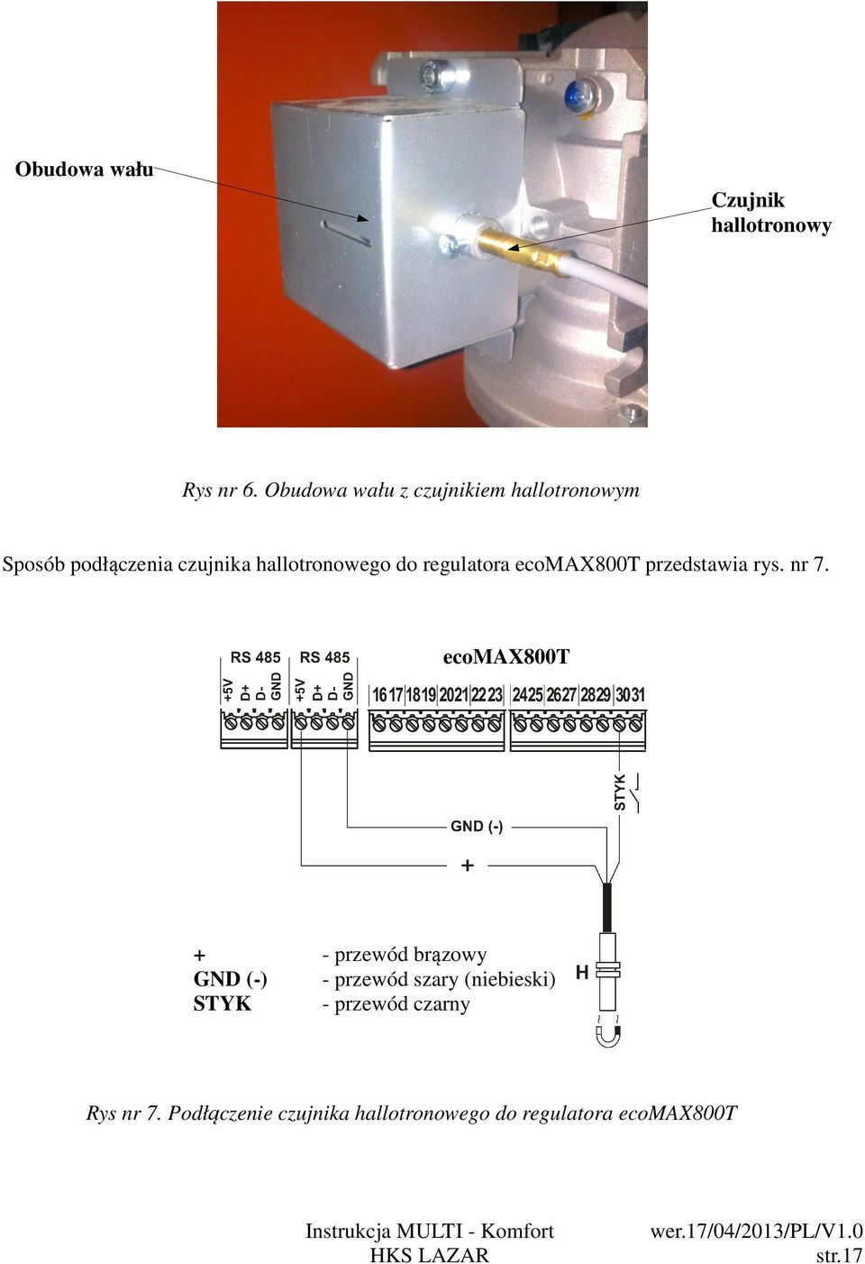regulatora ecomax800t przedstawia rys. nr 7.
