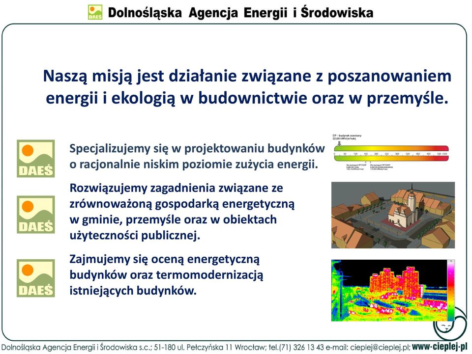 Rozwiązujemy zagadnienia związane ze zrównoważoną gospodarką energetyczną w gminie, przemyśle oraz w