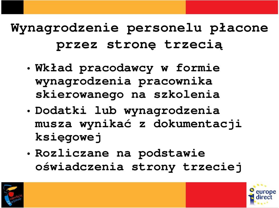 szkolenia Dodatki lub wynagrodzenia musza wynikać z