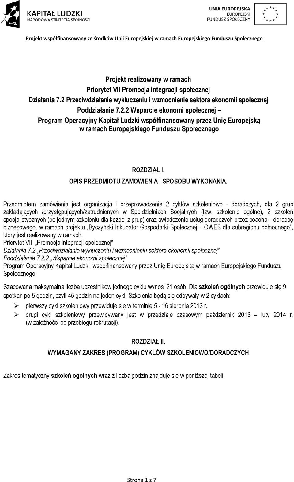 OPIS PRZEDMIOTU ZAMÓWIENIA I SPOSOBU WYKONANIA.