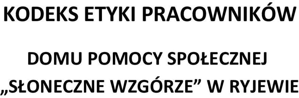 POMOCY SPOŁECZNEJ