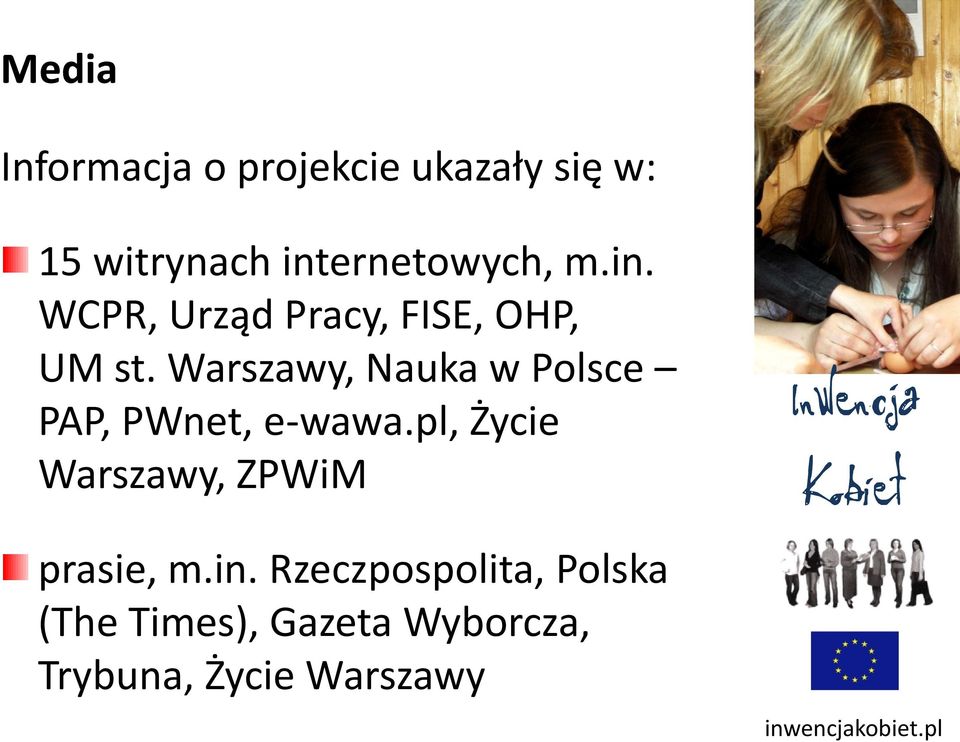 Warszawy, Nauka w Polsce PAP, PWnet, e-wawa.