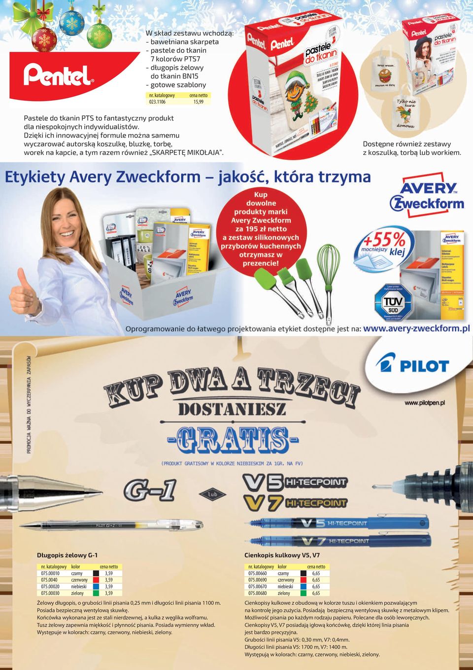 Dzięki ich innowacyjnej formule można samemu wyczarować autorską koszulkę, bluzkę, torbę, worek na kapcie, a tym razem również SKARPETĘ MIKOŁAJA.