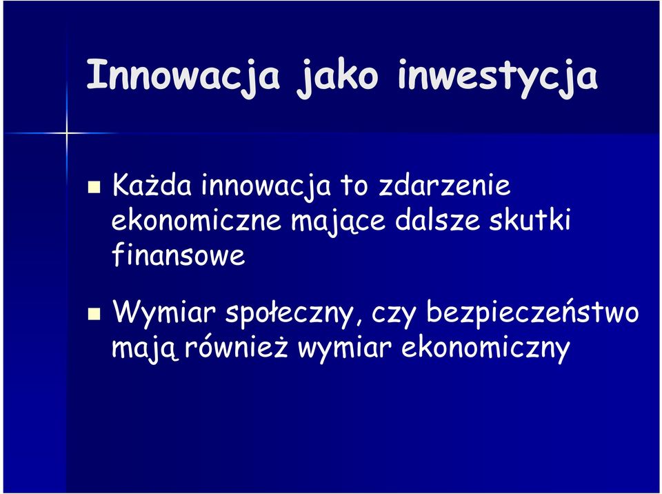 skutki finansowe Wymiar społeczny, czy