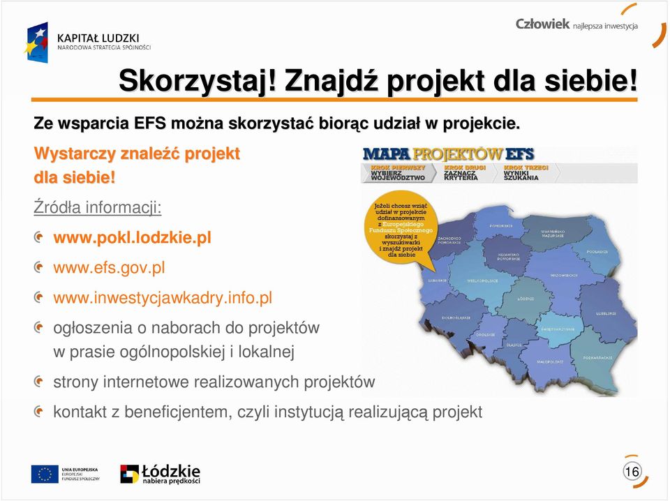 info.pl ogłoszenia o naborach do projektów w prasie ogólnopolskiej i lokalnej strony internetowe