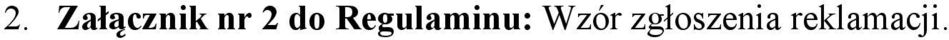 Regulaminu: