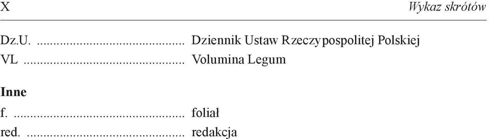 Rzeczypospolitej Polskiej VL.