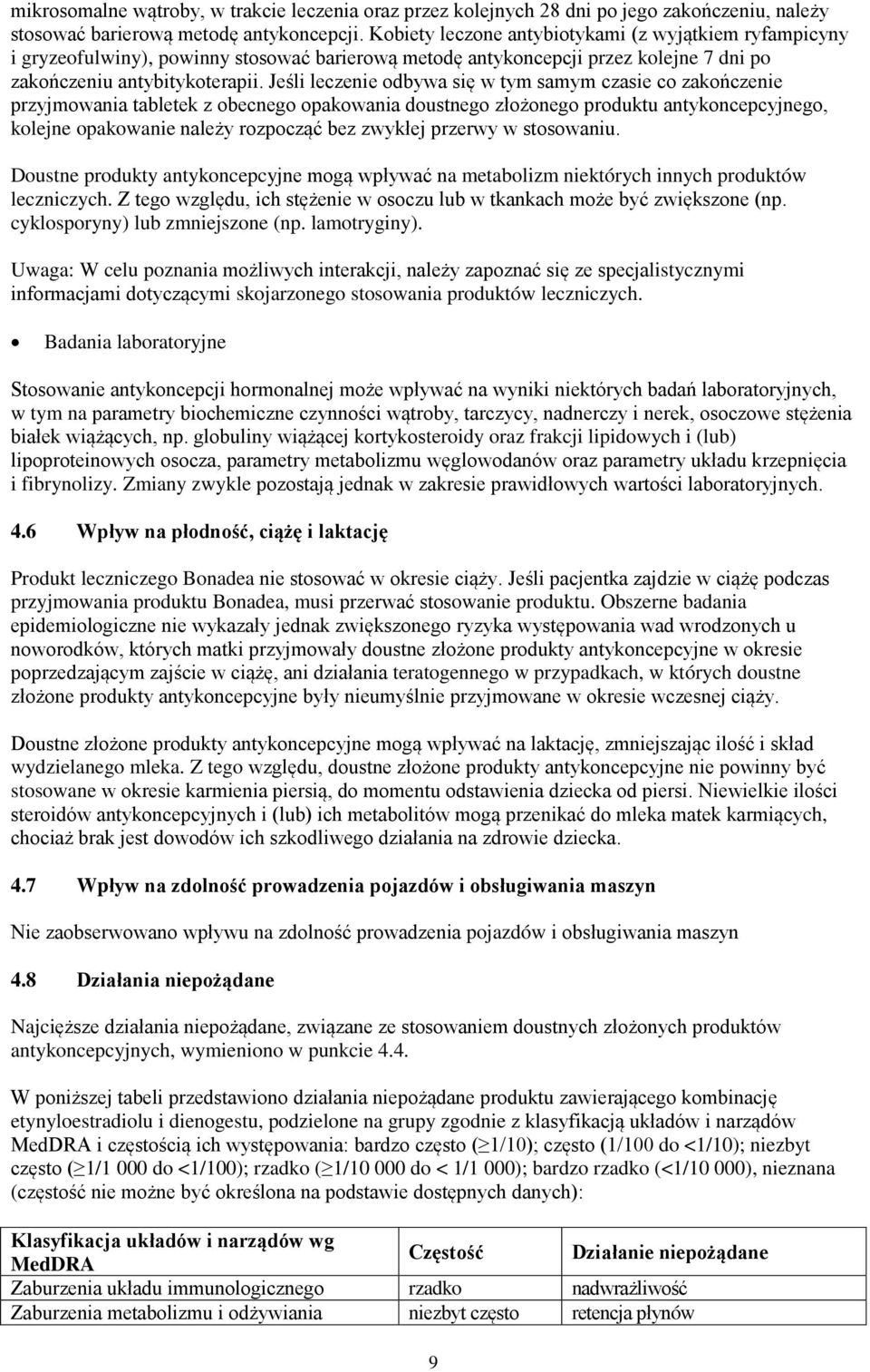 Jeśli leczenie odbywa się w tym samym czasie co zakończenie przyjmowania tabletek z obecnego opakowania doustnego złożonego produktu antykoncepcyjnego, kolejne opakowanie należy rozpocząć bez zwykłej