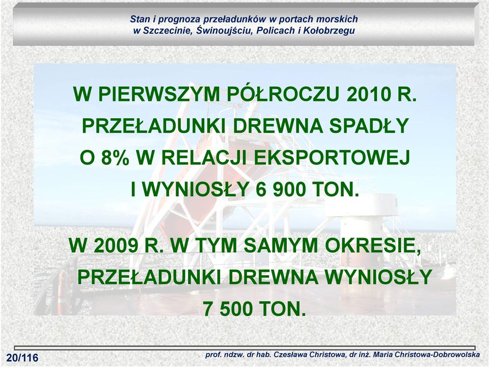 EKSPORTOWEJ I WYNIOSŁY 6 900 TON. W 2009 R.