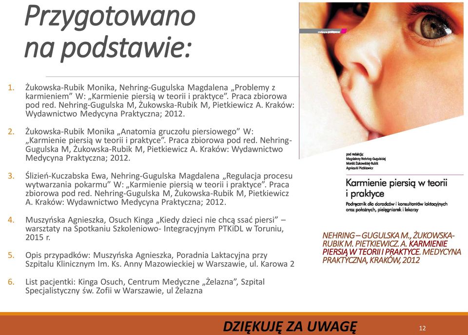 Praca zbiorowa pod red. Nehring- Gugulska M, Żukowska-Rubik M, Pietkiewicz A. Kraków: Wydawnictwo Medycyna Praktyczna; 2012. 3.