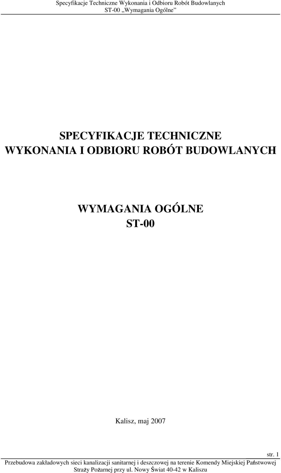 BUDOWLANYCH WYMAGANIA