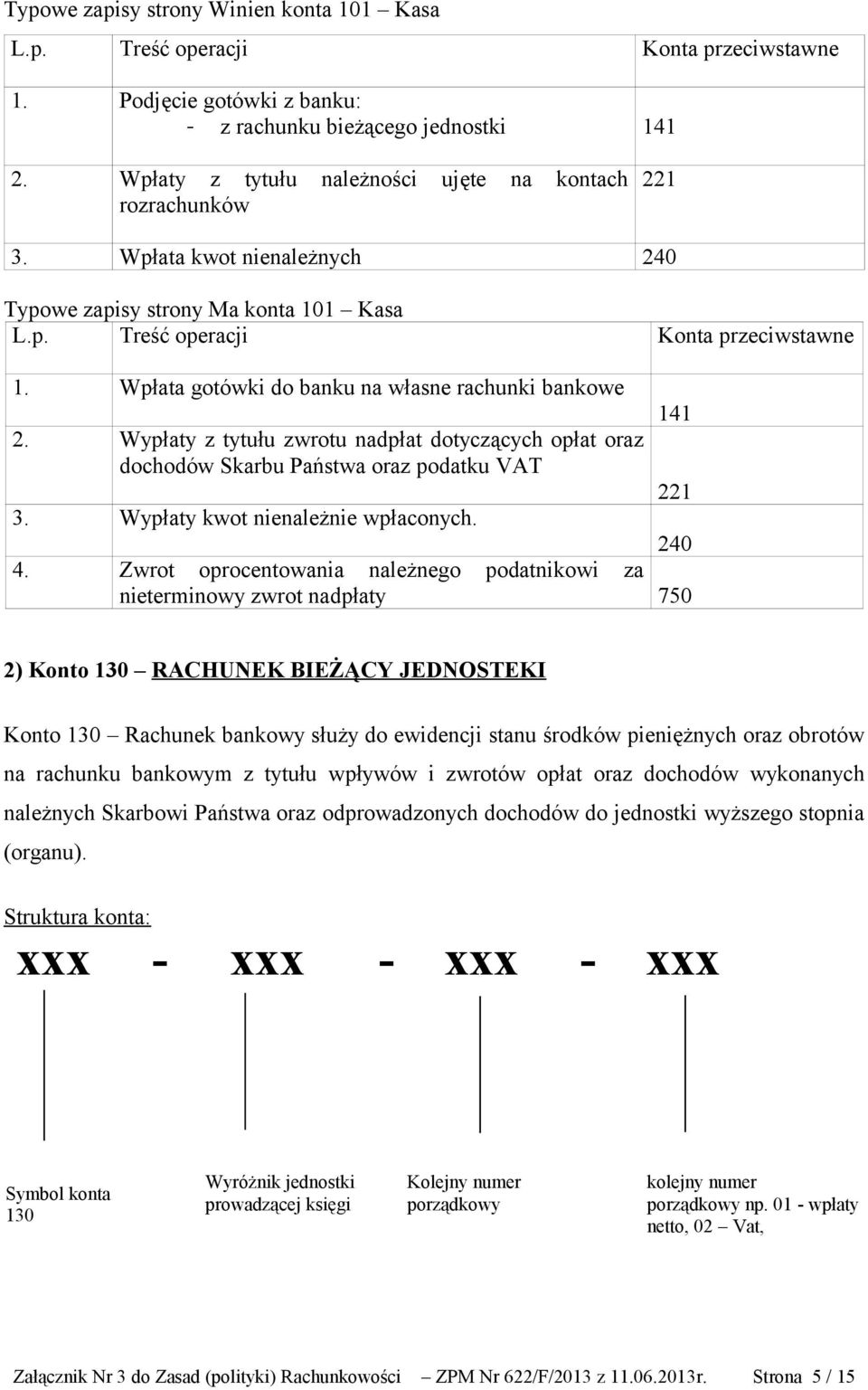 Wypłaty z tytułu zwrotu nadpłat dotyczących opłat oraz dochodów Skarbu Państwa oraz podatku VAT 221 3. Wypłaty kwot nienależnie wpłaconych. 240 4.