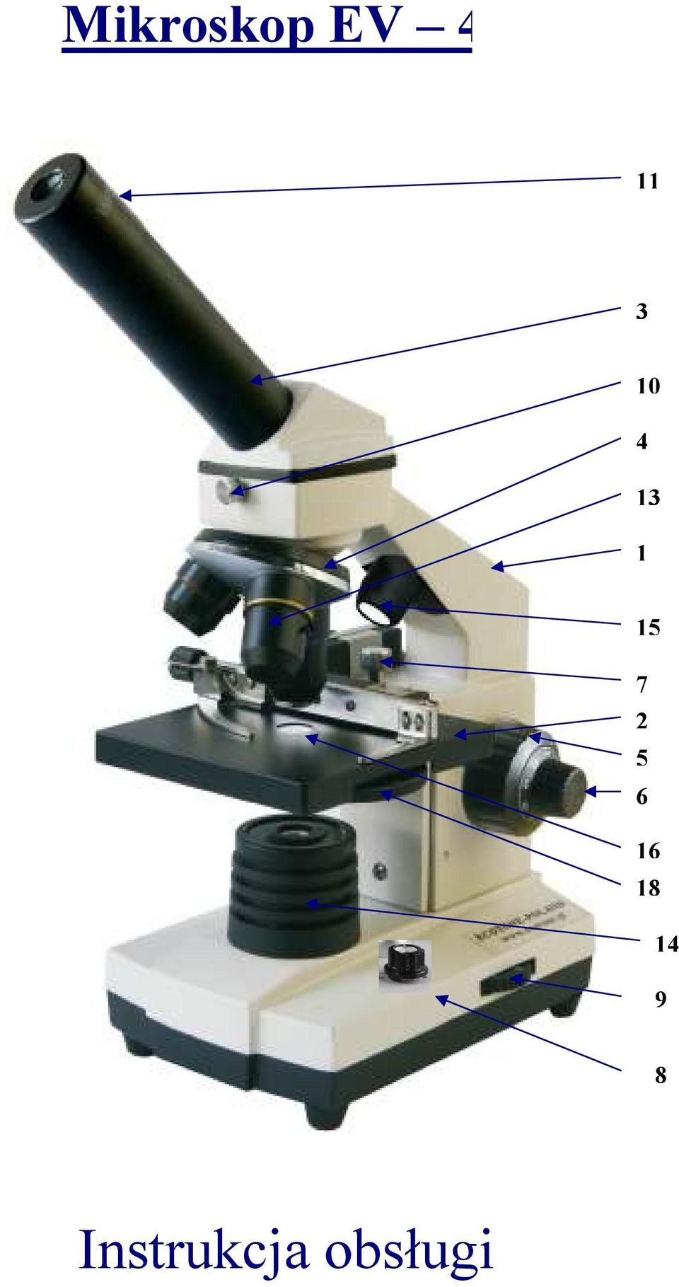 Mikroskop EV 45. Instrukcja obsługi - PDF Darmowe pobieranie