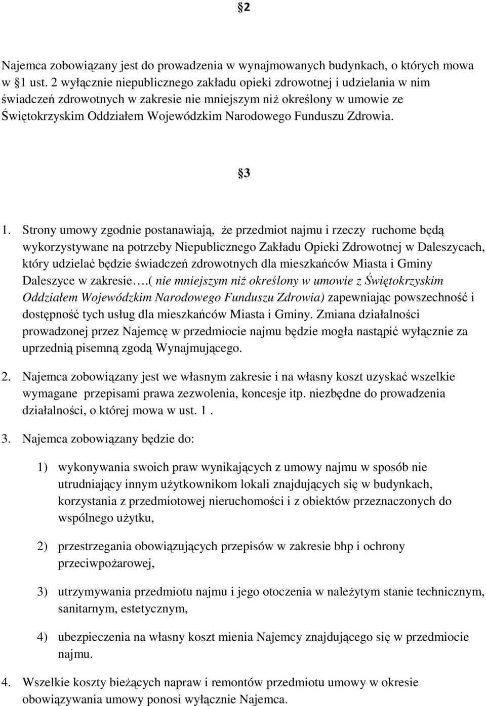 Funduszu Zdrowia. 3 1.