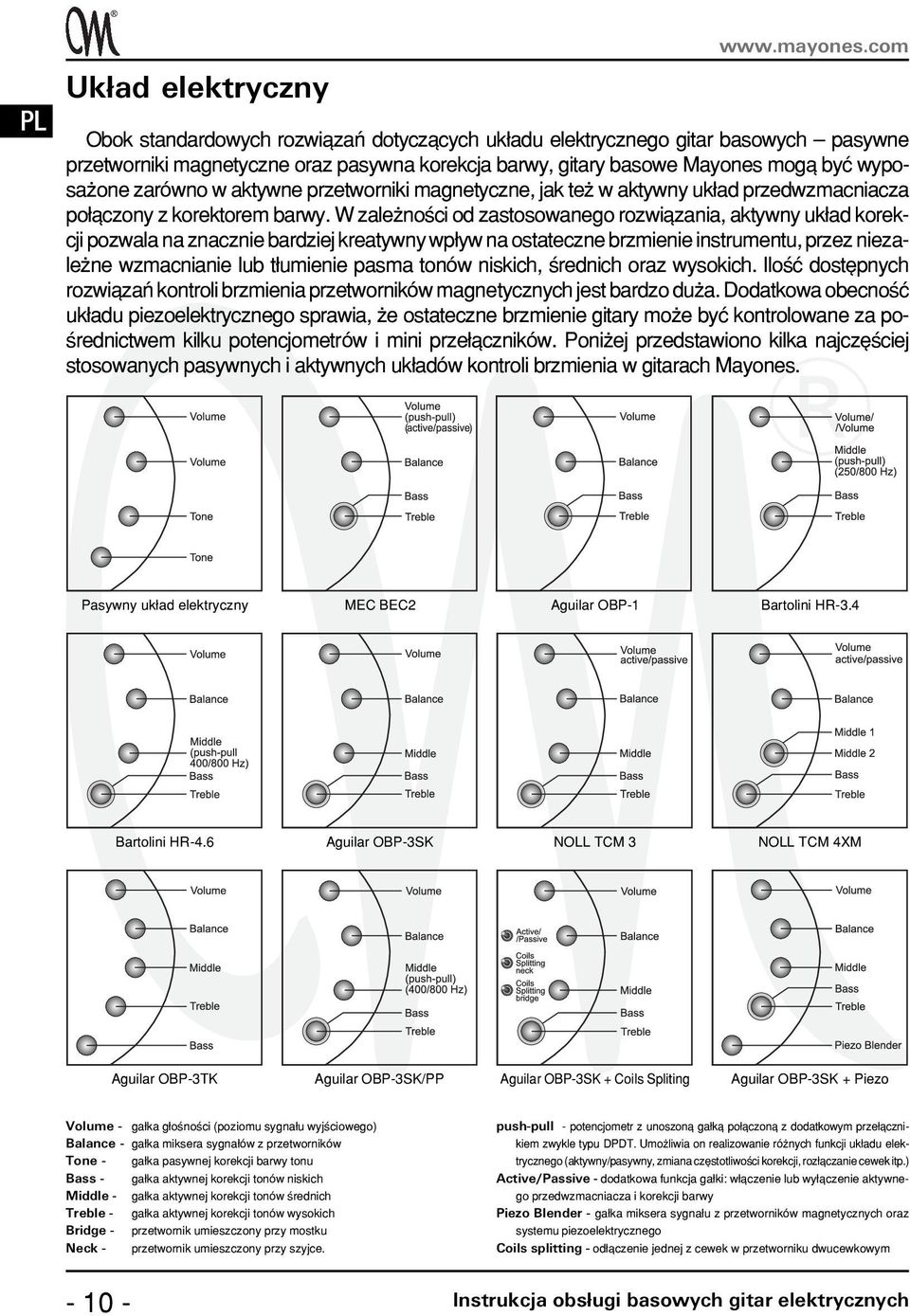 wyposa one zarówno w aktywne przetworniki magnetyczne, jak te w aktywny uk³ad przedwzmacniacza po³¹czony z korektorem barwy.