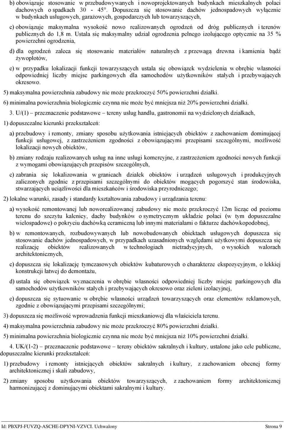 publicznych i terenów publicznych do 1,8 m.