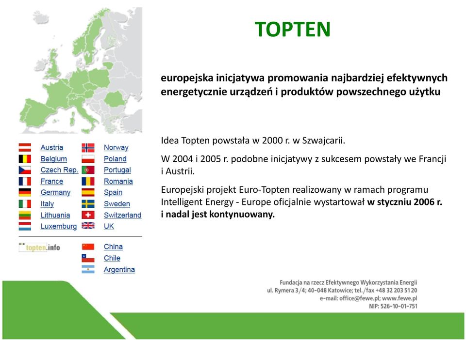 podobne inicjatywy z sukcesem powstały we Francji i Austrii.