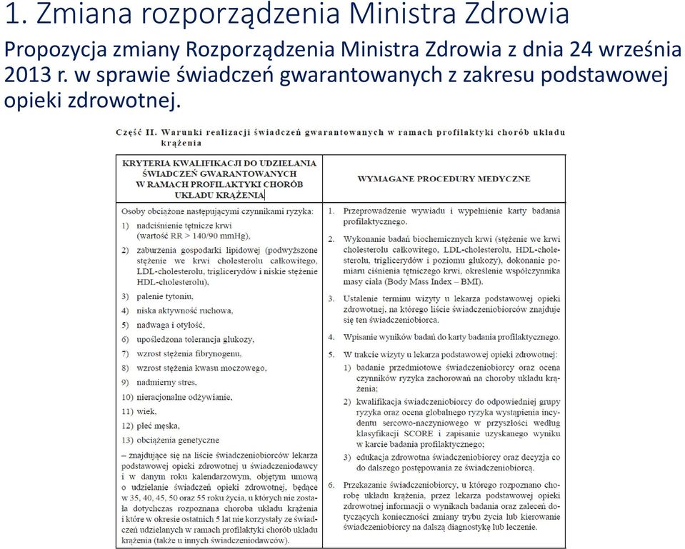 Zdrowia z dnia 24 września 2013 r.