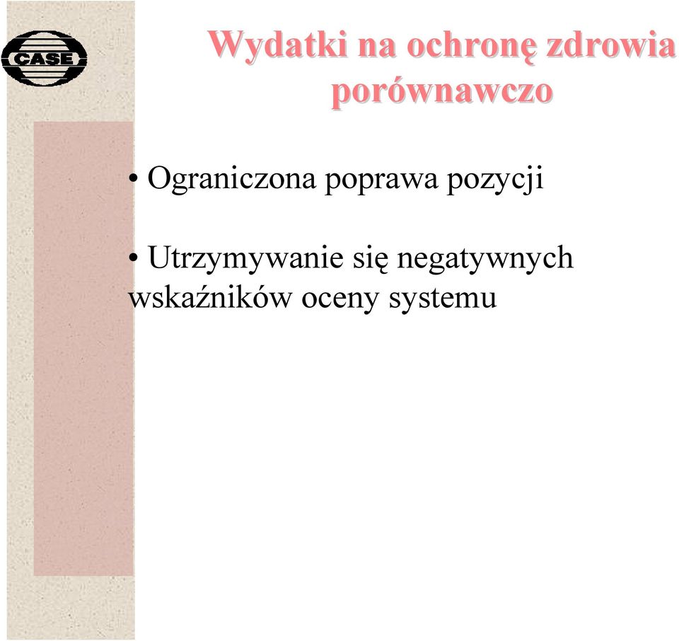 poprawa pozycji Utrzymywanie