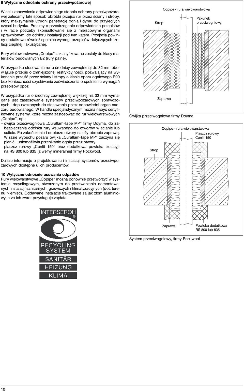 Prosimy o przestrzeganie odpowiednich przepisów i w razie potrzeby skonsultowanie si z miejscowymi organami uprawnionymi do odbioru instalacji pod tym kàtem.