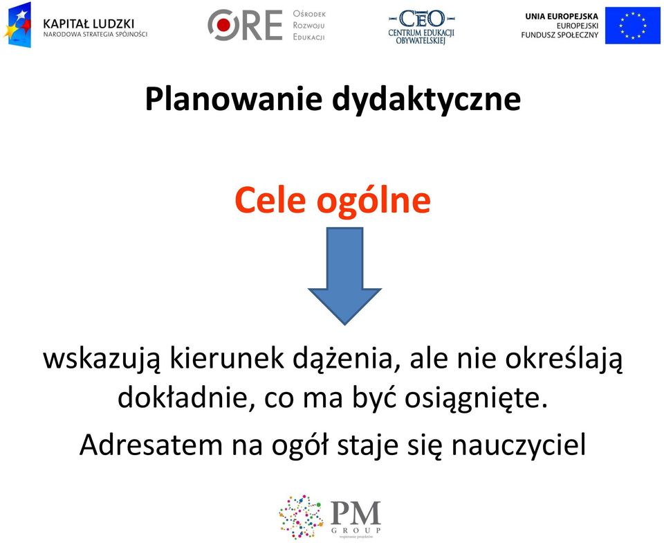 określają dokładnie, co ma być