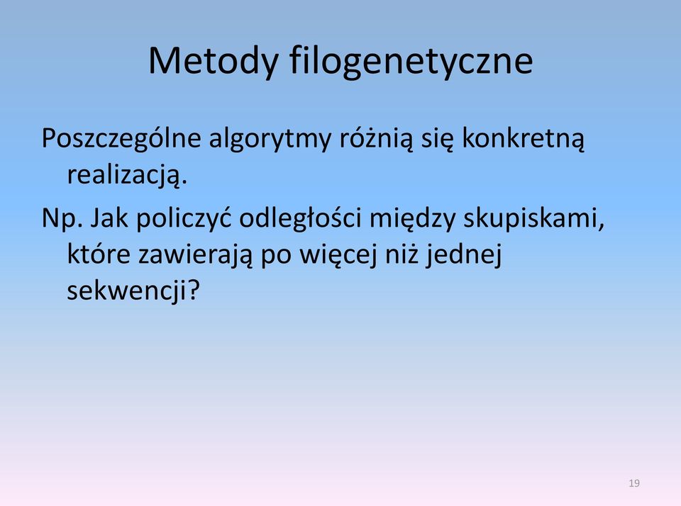 Jak policzyd odległości między