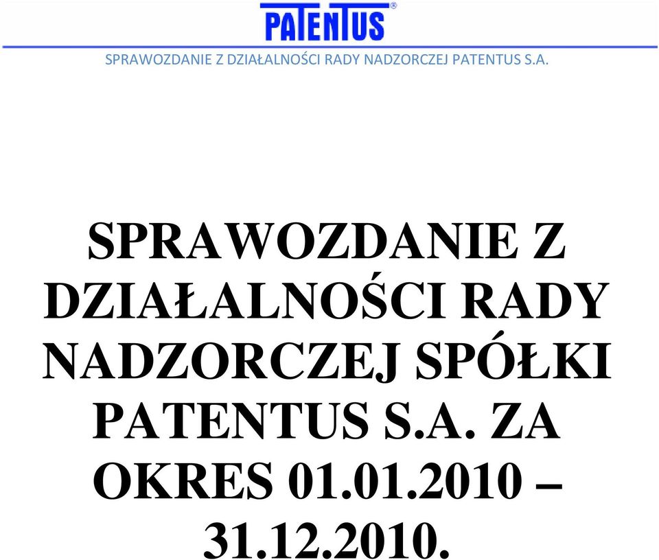 NADZORCZEJ SPÓŁKI