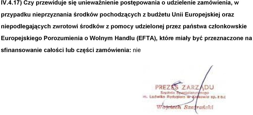 niepdlegających zwrtwi śrdków z pmcy udzielnej przez państwa człnkwskie Eurpejskieg