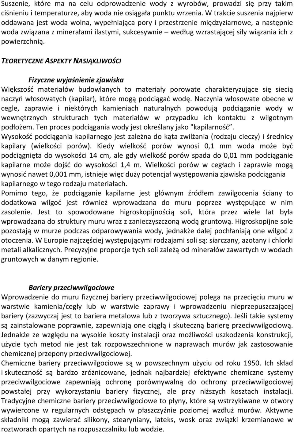 ich z powierzchnią.
