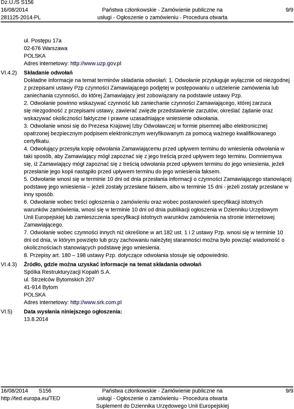 zobowiązany na podstawie ustawy Pzp. 2.