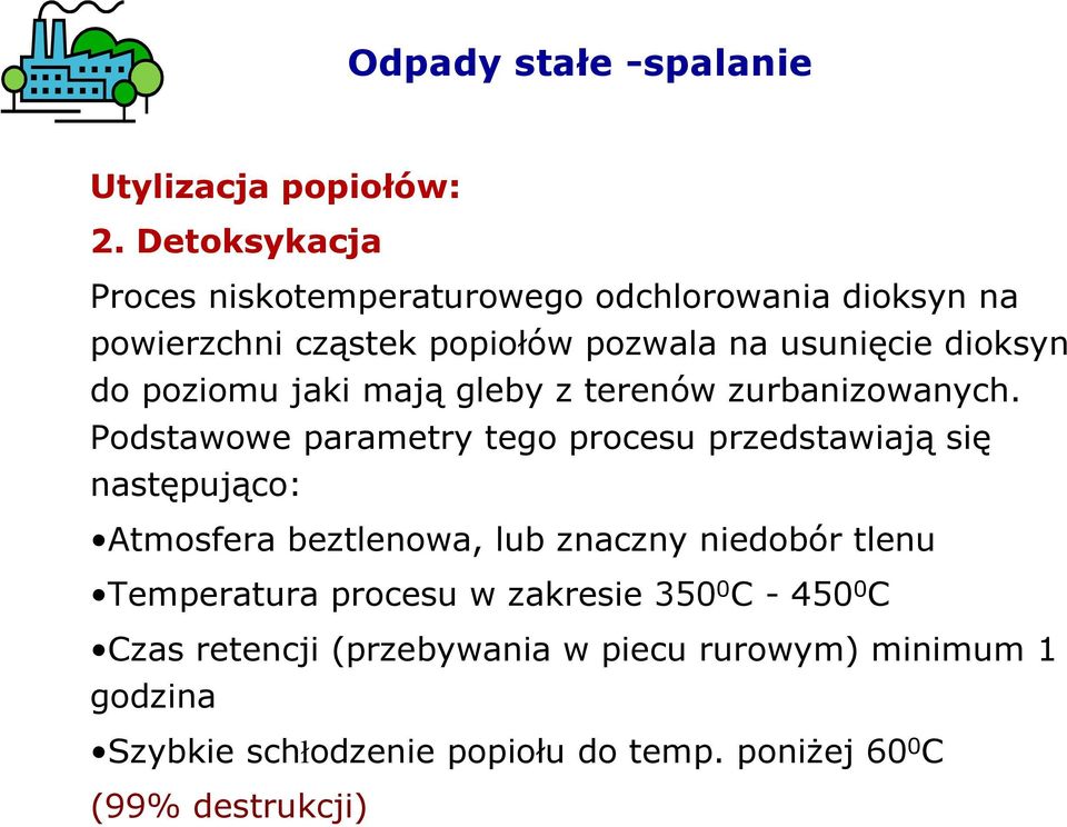 poziomu jaki mają gleby z terenów zurbanizowanych.