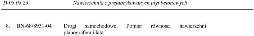 Pomiar równości