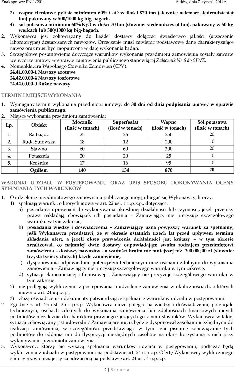 Orzeczenie musi zawierać podstawowe dane charakteryzujące nawóz oraz musi być zaopatrzone w datę wykonania badań. 3.