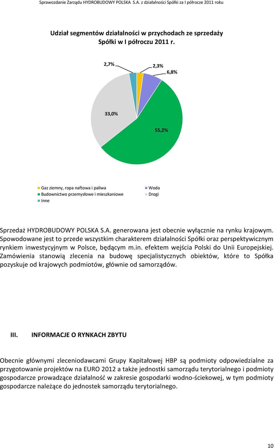 Spowodowane jest to przede wszystkim charakterem działalności Spółki oraz perspektywicznym rynkiem inwestycyjnym w Polsce, będącym m.in. efektem wejścia Polski do Unii Europejskiej.