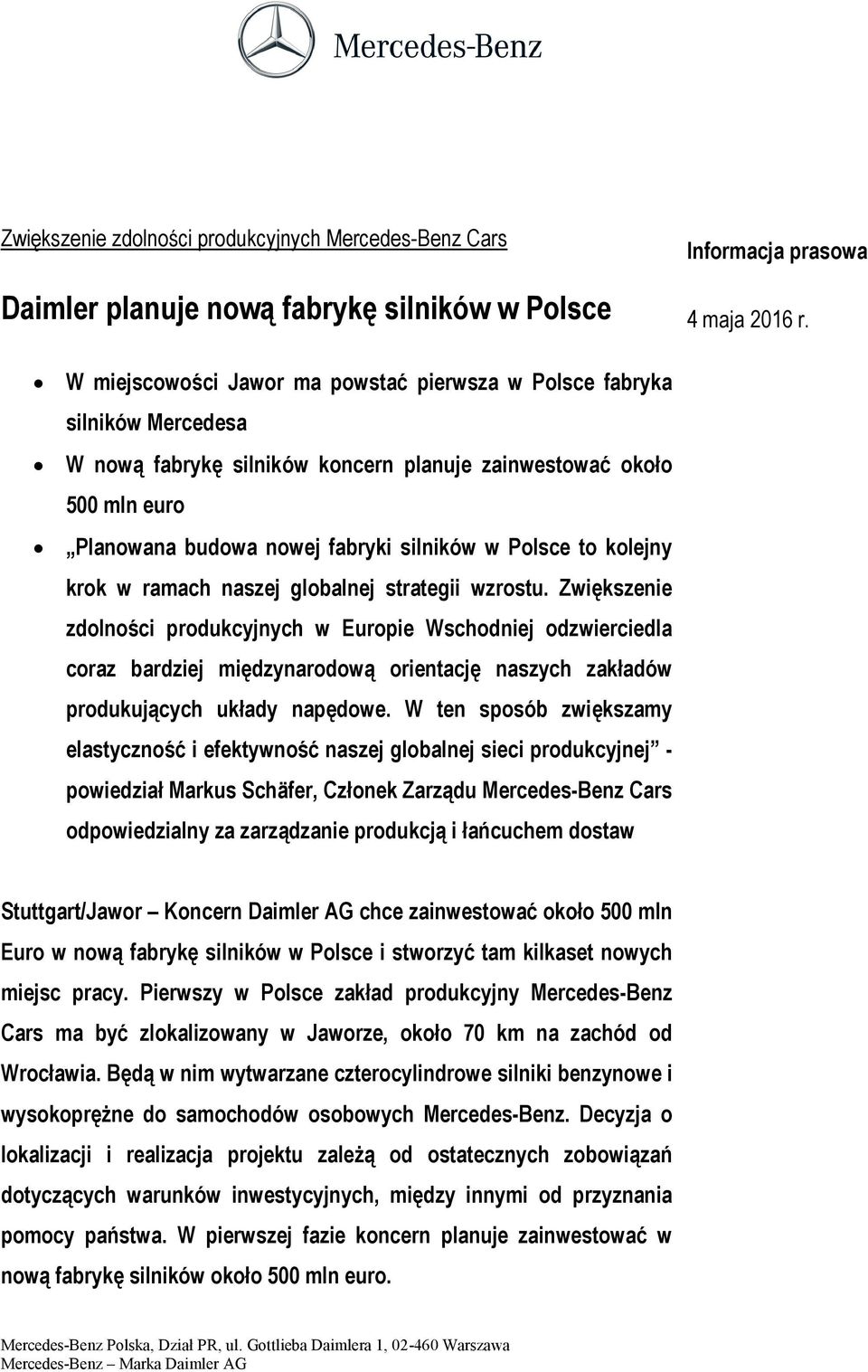 to kolejny krok w ramach naszej globalnej strategii wzrostu.