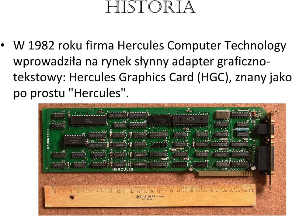 słynny adapter graficznotekstowy: Hercules